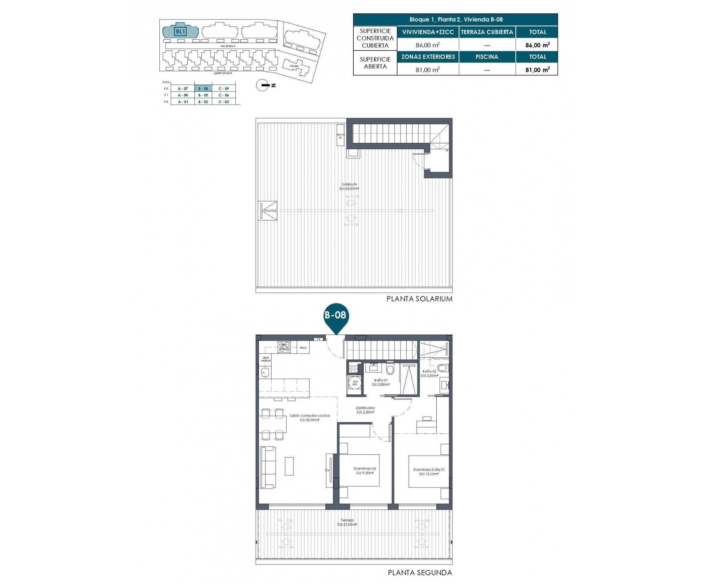 Nybyggnation - Takvåning - Los Alcázares - Serena Golf