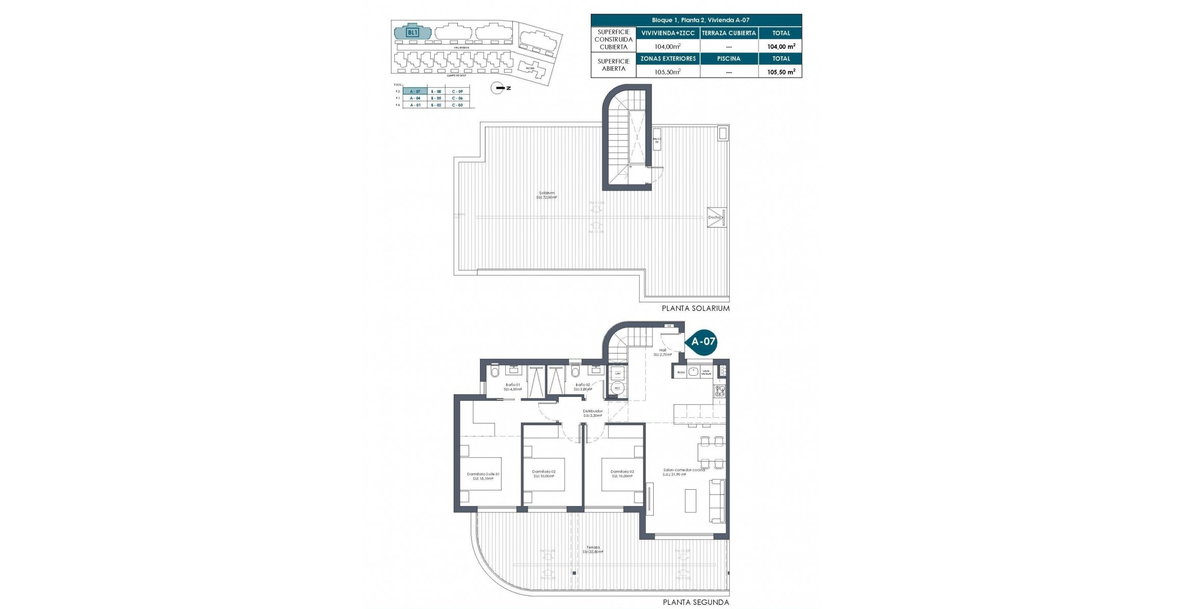 Nybyggnation - Takvåning - Los Alcázares - Serena Golf