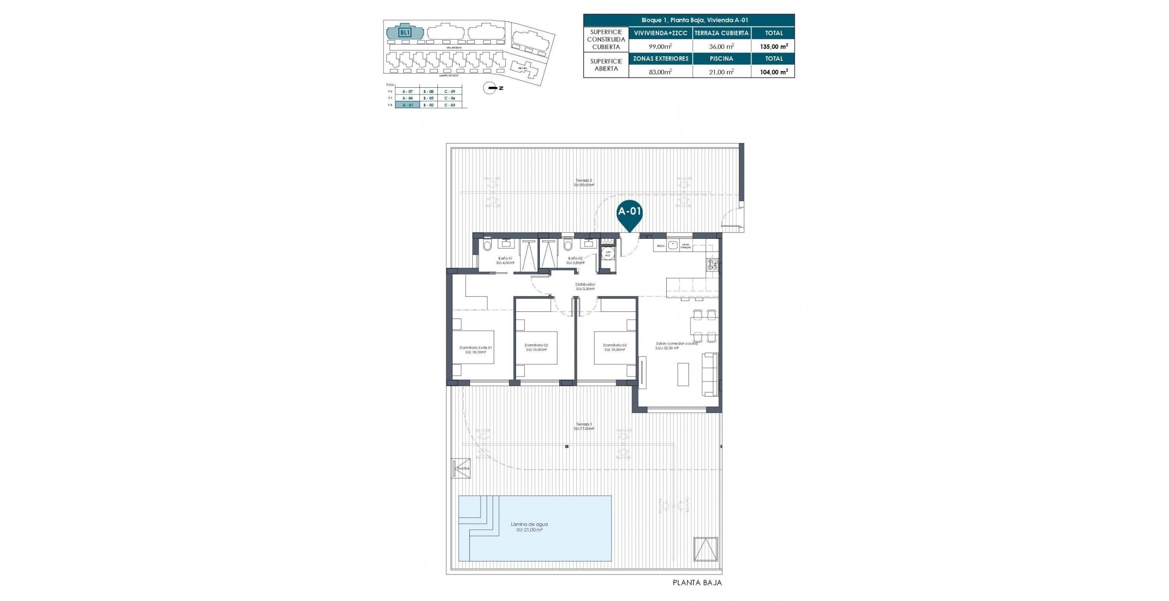Nybyggnation - Apartment - Los Alcázares - Serena Golf
