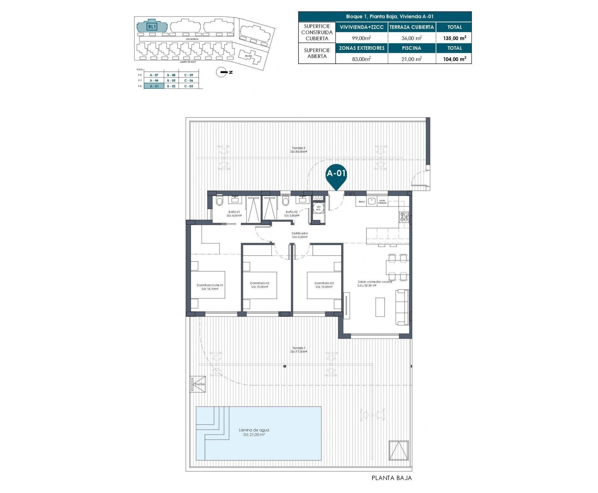 Nybyggnation - Apartment - Los Alcázares - Serena Golf