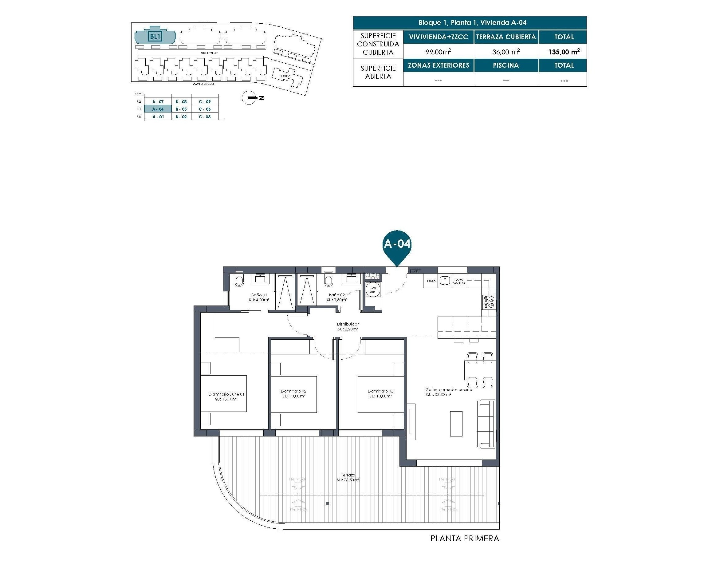 Nybyggnation - Apartment - Los Alcázares - Serena Golf