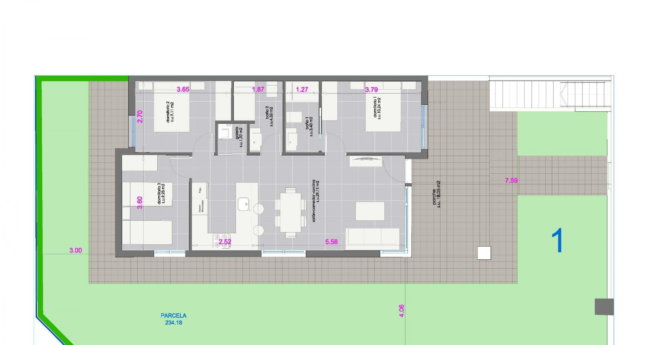 New Build - Bungalow - Pilar de la Horadada - pueblo