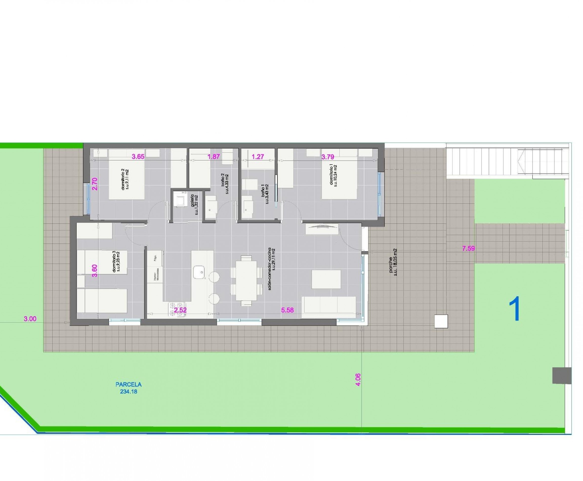 New Build - Bungalow - Pilar de la Horadada - pueblo