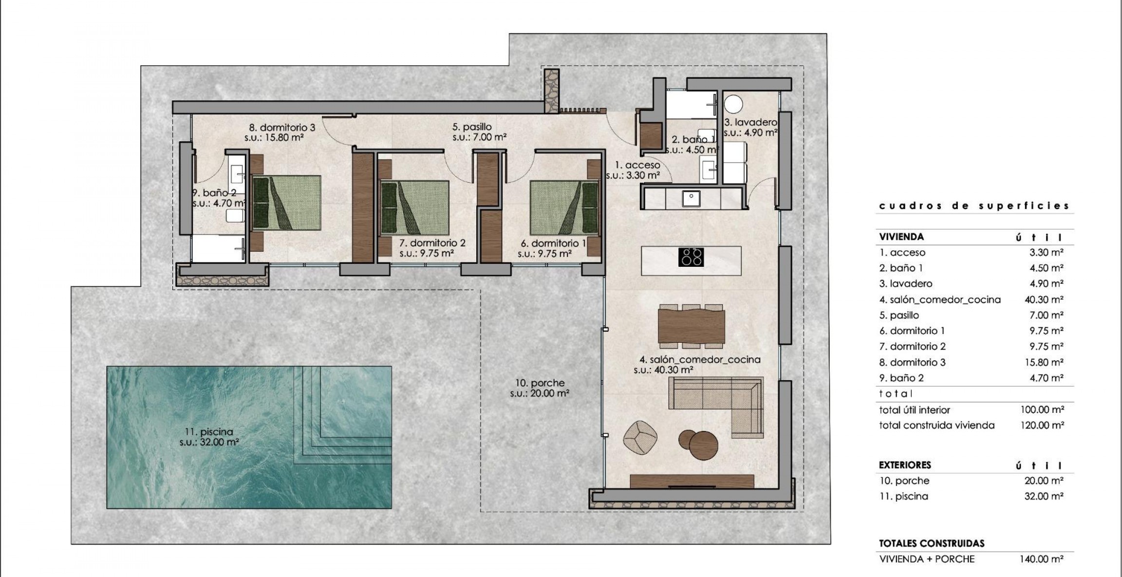 New Build - Villa - Pinoso - Lel