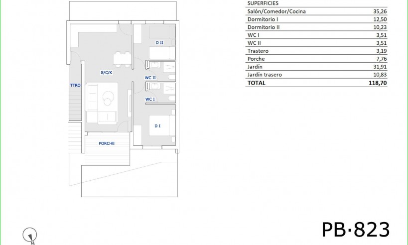 New Build - Bungalow - San Miguel de Salinas - Pueblo