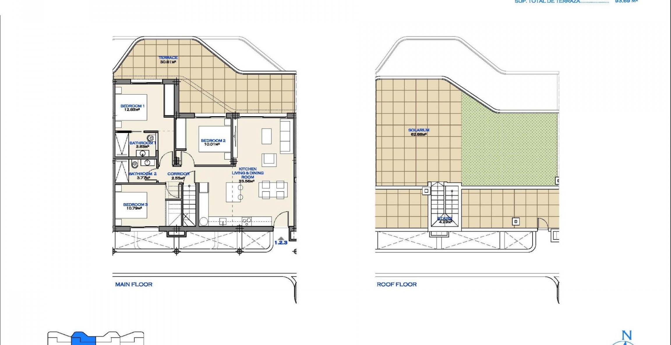 New Build - Penthouse - Los Alcázares - Serena Golf