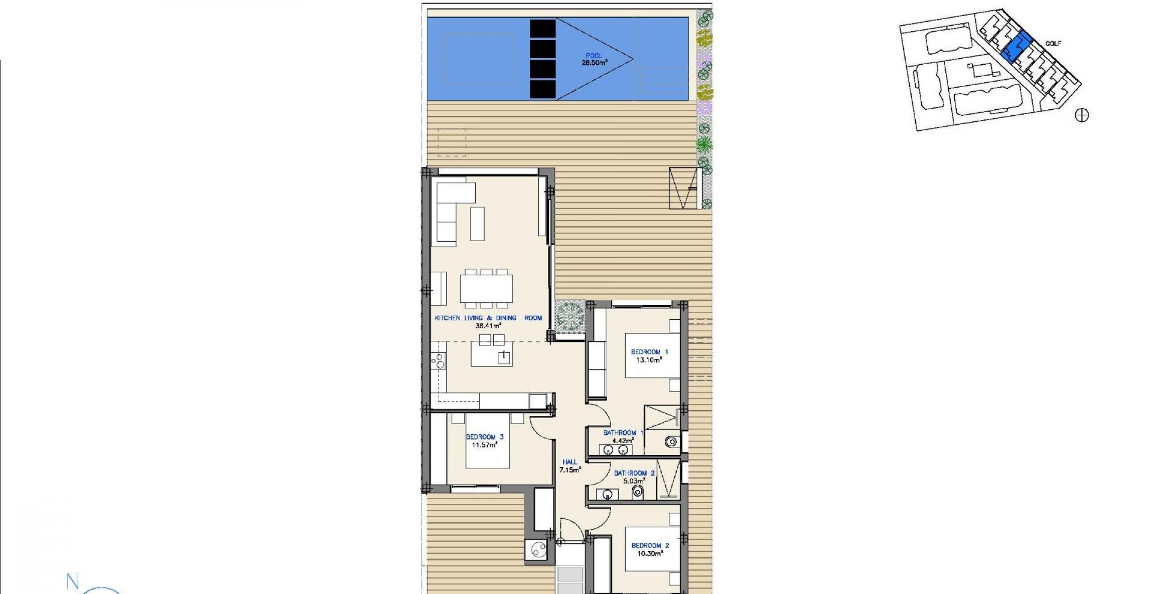 New Build - Villa - Los Alcázares - Serena Golf
