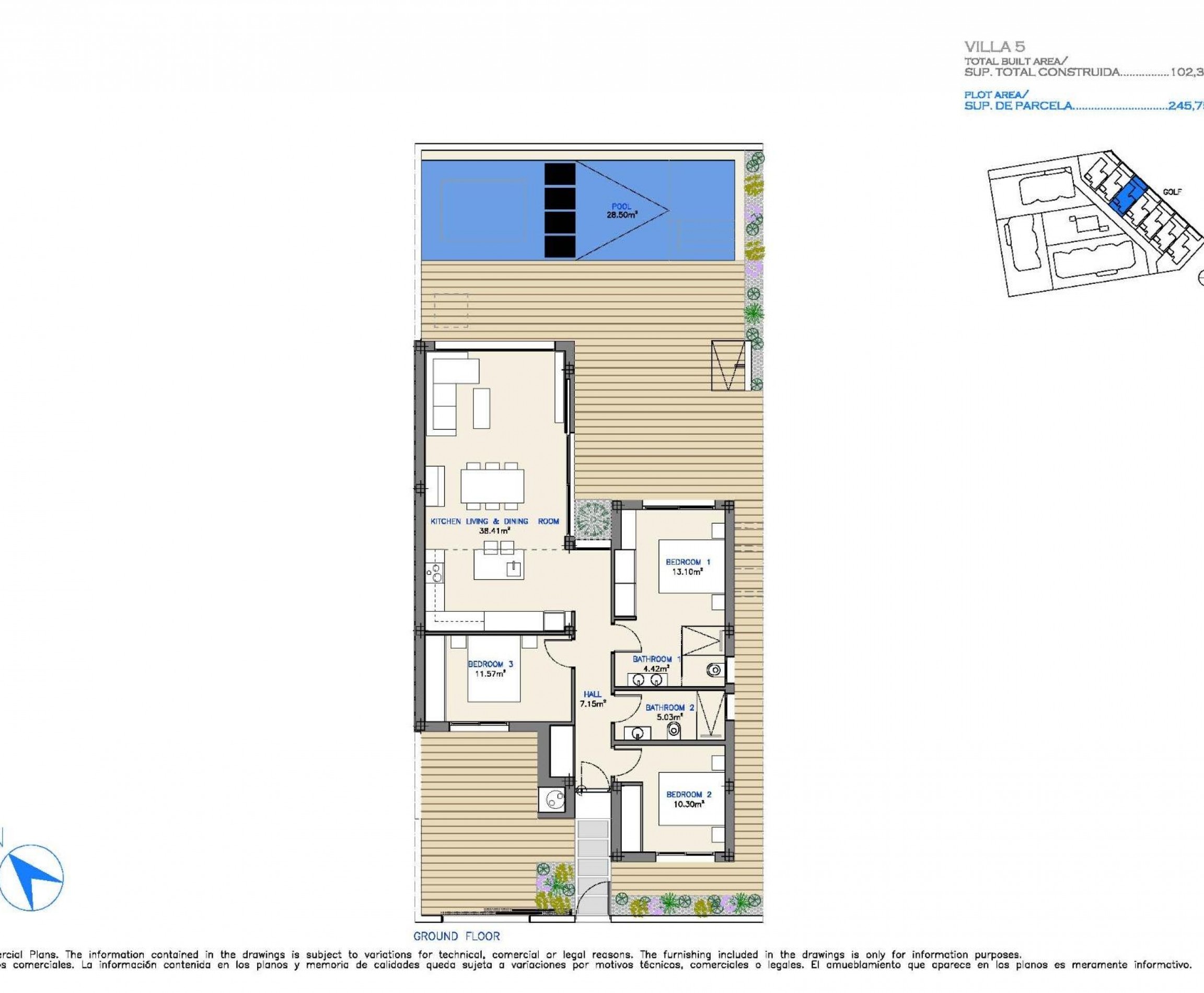 New Build - Villa - Los Alcázares - Serena Golf