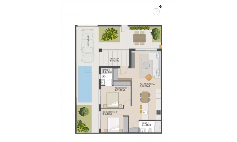 New Build - Quad House - Torre Pacheco - El Alba