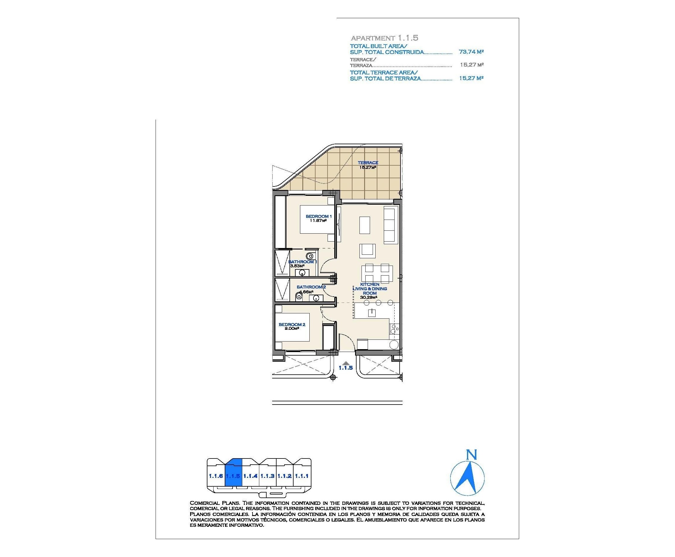 New Build - Apartment - Los Alcázares - Serena Golf