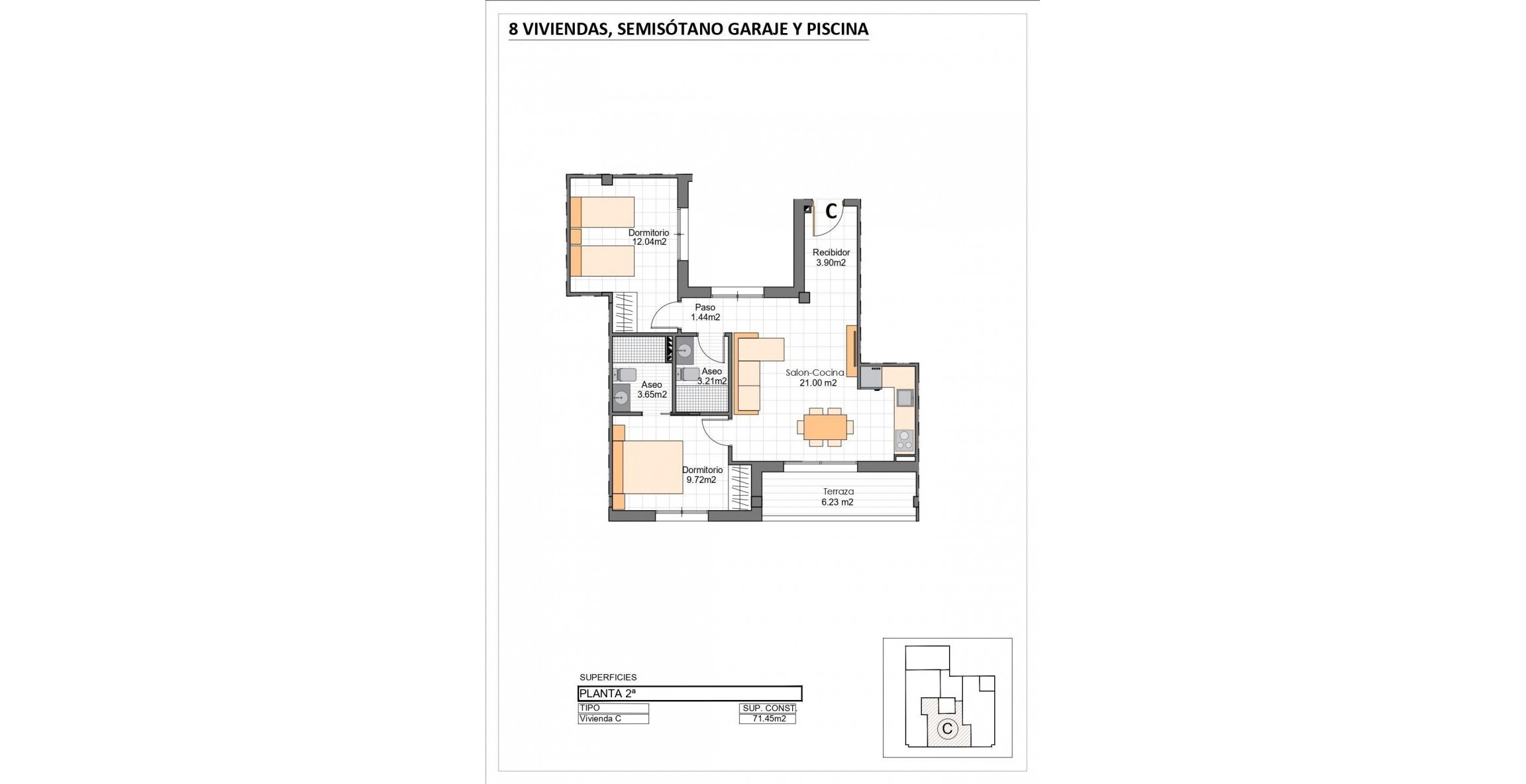 New Build - Penthouse - San Pedro del Pinatar - Lo Pagan