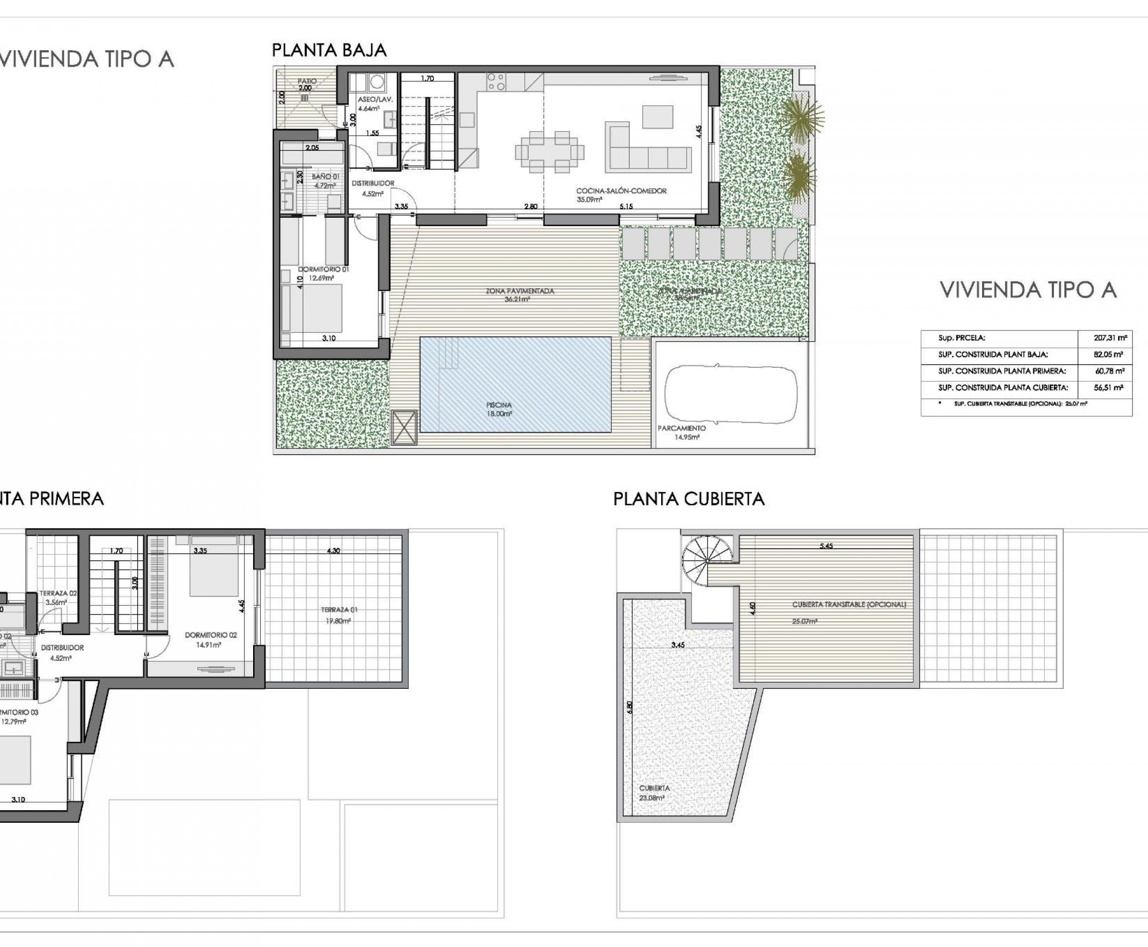 New Build - Quad House - Bigastro - Loma Alta