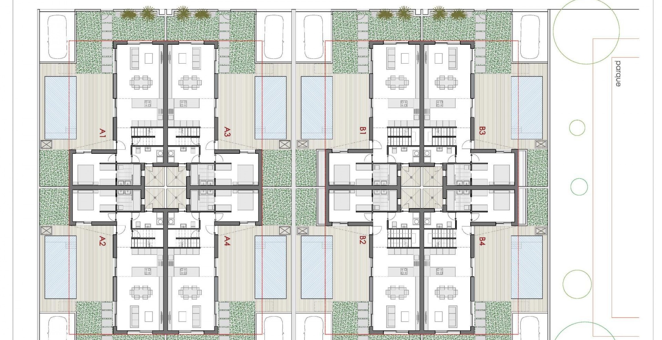 New Build - Quad House - Bigastro - Loma Alta