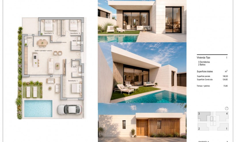New Build - Villa - Pilar de la Horadada - pueblo