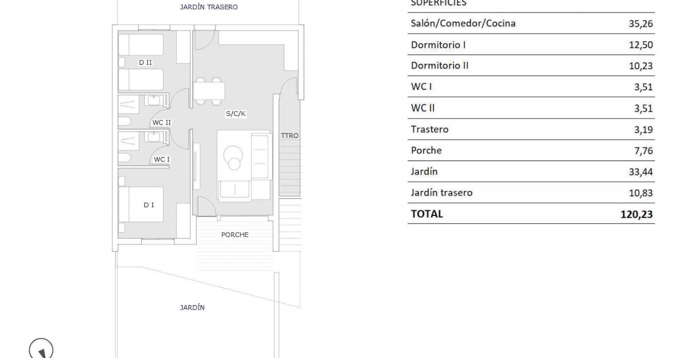 New Build - Bungalow - San Miguel de Salinas - Pueblo